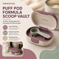Memorvia™ Puff Pod Covered Formula Scoop Storage Vault