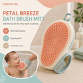 Memorvia™ Petal Breeze Dual-Surface Baby Bath Brush Mitt