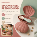 Memorvia™ Spoon Shell Feeding Spoon & Protective Travel Pod